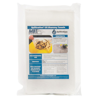 Spilltration Oil Shammy Towels, Oil Only, 16" x 10", 29 gal. Absorbancy Trail Hammer and Bolt