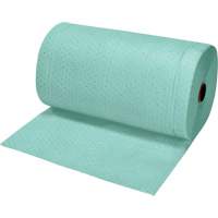 Rouleaux absorbants li&eacute;s de premi&egrave;re qualit&eacute;, Lourd, 150' lo x 30" la, Absorption 50 gal. Trail Hammer and Bolt