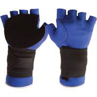 Gant anti-impact avec support du poignet, Taille Petit, Paume Cuir refendu Trail Hammer and Bolt