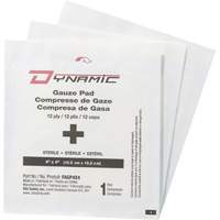 Gaze Dynamic, Tampon, 4" lo x 4" la, St&eacute;rile, Dispositif m&eacute;dical Classe 1 Trail Hammer and Bolt