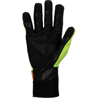 Endura&reg; Hi-Viz Chainsaw Gloves, Size Large/9, Goatskin Palm Trail Hammer and Bolt