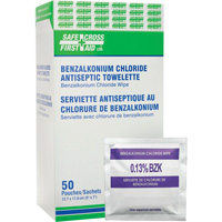 Benzalkonium Chloride Wipes, Towelette, Antiseptic Trail Hammer and Bolt