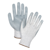 Gants haute performance r&eacute;sistants &agrave; la coupe, Taille Grand/9, Calibre 13, Rev&ecirc;tement Nitrile, Enveloppe en PEHP, ANSI/ISEA 105 niveau 4/EN 388 niveau 5 Trail Hammer and Bolt