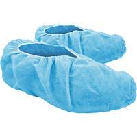 CoverMe Disposable Shoe Covers, Large, Polypropylene, Blue Trail Hammer and Bolt