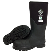 Bottes de travail avec doublure en molleton Chore Classic, Caoutchouc, Embout Acier, Pointure 5, Semelle R&eacute;sistant aux perforations Trail Hammer and Bolt