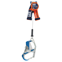 Nano-Lok Edge Self-Retracting Lifeline, 7.3', Stainless Steel, Swivel Trail Hammer and Bolt