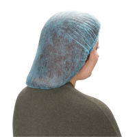 Bonnet bouffant pliss&eacute;, Polypropyl&egrave;ne, 21", Bleu Trail Hammer and Bolt