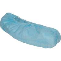 KleenGuard A10 Light-Duty Shoe Covers, One Size, Polypropylene, Blue Trail Hammer and Bolt