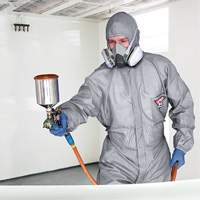 ProPlus Gard Protective Coveralls, Nylon, Medium, Grey Trail Hammer and Bolt