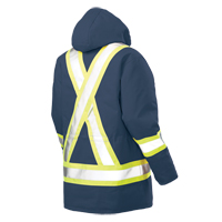 Parka de s&eacute;curit&eacute;, Bleu marine, Grand Trail Hammer and Bolt