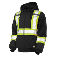 Chandail avec capuchon de s&eacute;curit&eacute;, Polyester, Grand, Noir Trail Hammer and Bolt