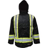 Insulated Jacket, Polyester/Polyurethane, Black, Small Trail Hammer and Bolt