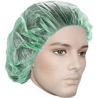Bonnets bouffants, Polypropyl&egrave;ne, 21", Vert Trail Hammer and Bolt