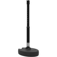 Base pour montant de barri&egrave;re PLUS, Hauteur de 42", Noir Trail Hammer and Bolt