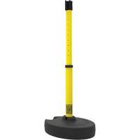 Base pour montant de barri&egrave;re PLUS, Hauteur de 42", Jaune Trail Hammer and Bolt