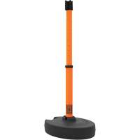 Base pour montant de barri&egrave;re PLUS, Hauteur de 42", Orange Trail Hammer and Bolt