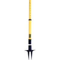 Montant de barri&egrave;re PLUS, Hauteur de 42", Jaune Trail Hammer and Bolt