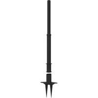Montant de barri&egrave;re PLUS, Hauteur de 42", Noir Trail Hammer and Bolt