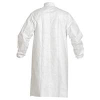 Lab Coat, Tyvek&reg; IsoClean&reg;, White, Small Trail Hammer and Bolt