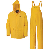 577 3-Piece Rain Suit, Polyester/PVC, 5X-Large, Yellow Trail Hammer and Bolt