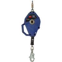 Smart Lock Self-Retracting Lifeline, 30', Stainless Steel, Swivel Trail Hammer and Bolt