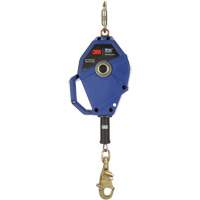 Smart Lock Self-Retracting Lifeline, 20', Galvanized Steel, Swivel Trail Hammer and Bolt