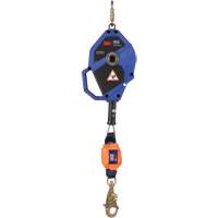Smart Lock Self-Retracting Lifeline, 30', Stainless Steel, Swivel Trail Hammer and Bolt