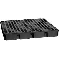 Modular Spill Platform, 60.5 US gal. Spill Capacity, 51.5" x 51.5" x 6.5" Trail Hammer and Bolt