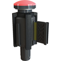 Balise stroboscopique rouge et support pour le syst&egrave;me de barri&egrave;re PLUS, Noir Trail Hammer and Bolt