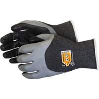 Double-Dipped Cut-Resistant Gloves, Size 5, 18 Gauge, Foam Nitrile Coated, TenActiv Shell, ASTM ANSI Level A4 Trail Hammer and Bolt