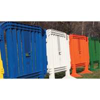 Barricade Minit, Emboîtables, 49" lo x 39" h, Vert Trail Hammer and Bolt
