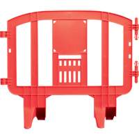 Barricade Minit, Emboîtables, 49" lo x 39" h, Rouge Trail Hammer and Bolt