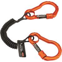 Longe porte-outils Squids 3166, Spirale, Mousqueton double Trail Hammer and Bolt