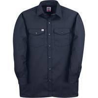 Chemise de travail &agrave; manches longues en tissu crois&eacute;, Hommes, 4T-Grand, Bleu marin Trail Hammer and Bolt