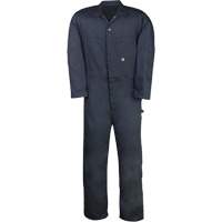 Twill Unlined Coveralls, Men's, Navy Blue, Size 36 Trail Hammer and Bolt