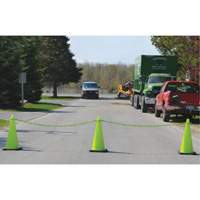 Ensemble de c&ocirc;nes de signalisation et chaînes, 28", Orange, Bande(s) r&eacute;fl&eacute;chissante(s) 4" & 6" Trail Hammer and Bolt