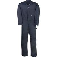 Industrial Work Coveralls, Men's, Navy Blue, Size 36 Trail Hammer and Bolt