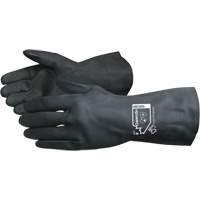 Chemstop Lined Chemical-Resistant Gloves, Size 7, 12" L, Neoprene, Flock-Lined Inner Lining, 30-mil Trail Hammer and Bolt