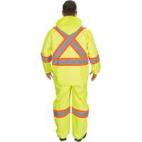 V&ecirc;tements imperm&eacute;ables RZ1000, Polyester, Petit, Jaune lime haute visibilit&eacute; Trail Hammer and Bolt