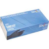 Gants jetables de calibre m&eacute;dical r&eacute;sistants &agrave; la perforation, Petit, Nitrile, 5 mils, Sans poudre, Noir, Classe 2 Trail Hammer and Bolt