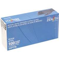 Puncture-Resistant Medical-Grade Disposable Gloves, Medium, Nitrile, 5-mil, Powder-Free, Black, Class 2 Trail Hammer and Bolt