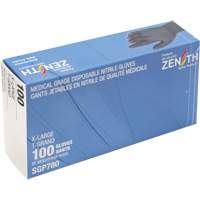Puncture-Resistant Medical-Grade Disposable Gloves, X-Large, Nitrile, 5-mil, Powder-Free, Black, Class 2 Trail Hammer and Bolt
