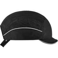 Skullerz&reg; 8955 Lightweight Bump Cap Hat, Black Trail Hammer and Bolt