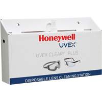Poste de nettoyage jetable de lentilles Uvex Clear Plus, Carton, 16" lo x 3,19" p x 9,25" h Trail Hammer and Bolt
