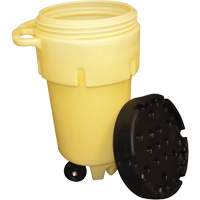Wheeled Poly-Spillpack, 50 US gal., Mobile Trail Hammer and Bolt