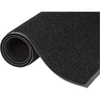 Tapis d'accueil Jasper, Grattoir, 3' x 5' x 5/16", Noir Trail Hammer and Bolt