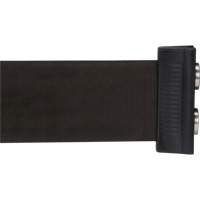 Magnetic Tape Cassette for Build-Your-Own Crowd Control Barrier, 7', Black Tape Trail Hammer and Bolt