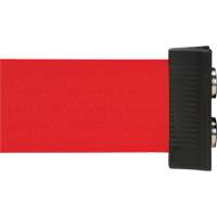 Magnetic Tape Cassette for Build-Your-Own Crowd Control Barrier, 7', Red Tape Trail Hammer and Bolt