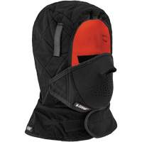 N-Ferno&reg; 3-Layer Winter Hard Hat Liner with Mouthpiece, Fleece Lining, One Size, Black Trail Hammer and Bolt