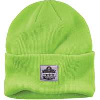N-Ferno&reg; Rib Knit Beanie Hat, One Size, High-Visibility Lime Green Trail Hammer and Bolt